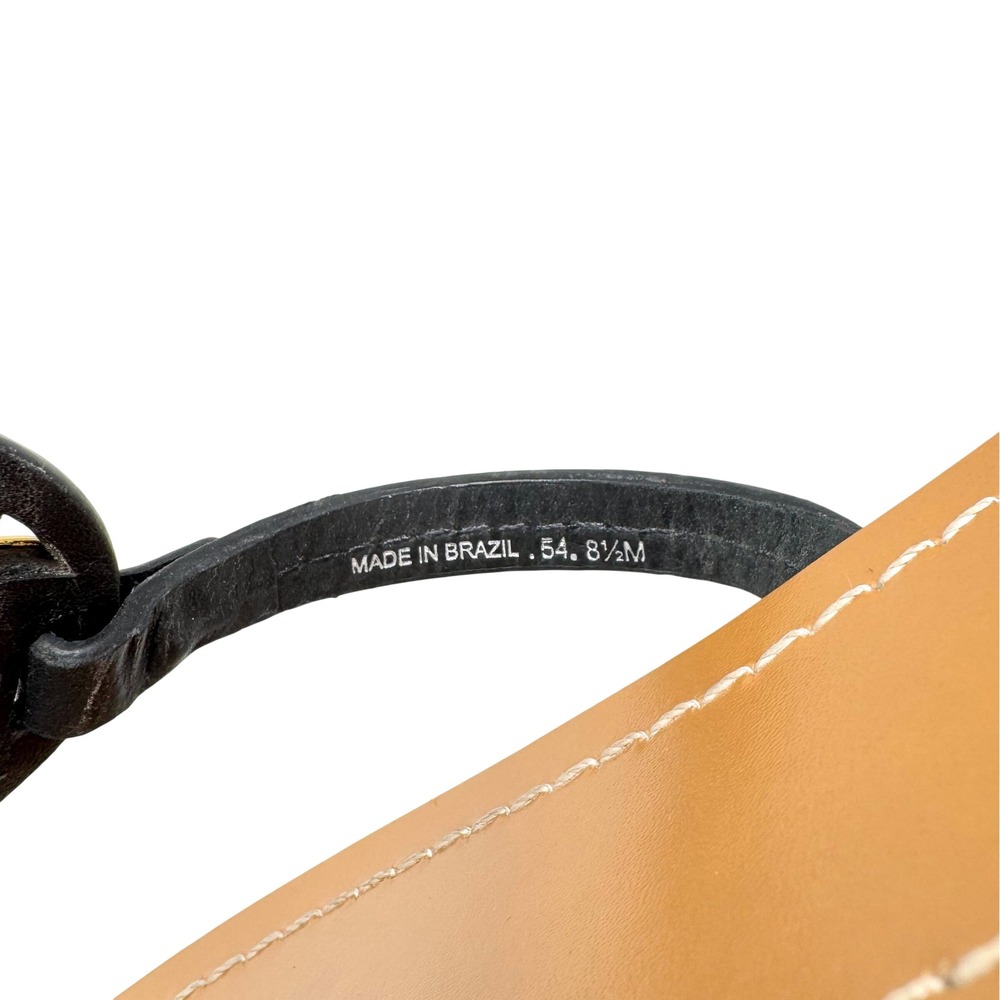 Tory Burch Mini Miller Sandals Black Leather Logo Thong Size 8.5 - Picture 8 of 10